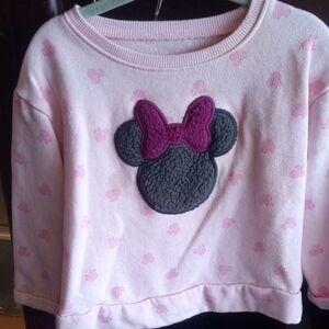 Disney Pink and Gray Sweatshirt with Iconic Design Play Clothes